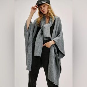 NWT Free People Ellie Scarf Wrap Duster